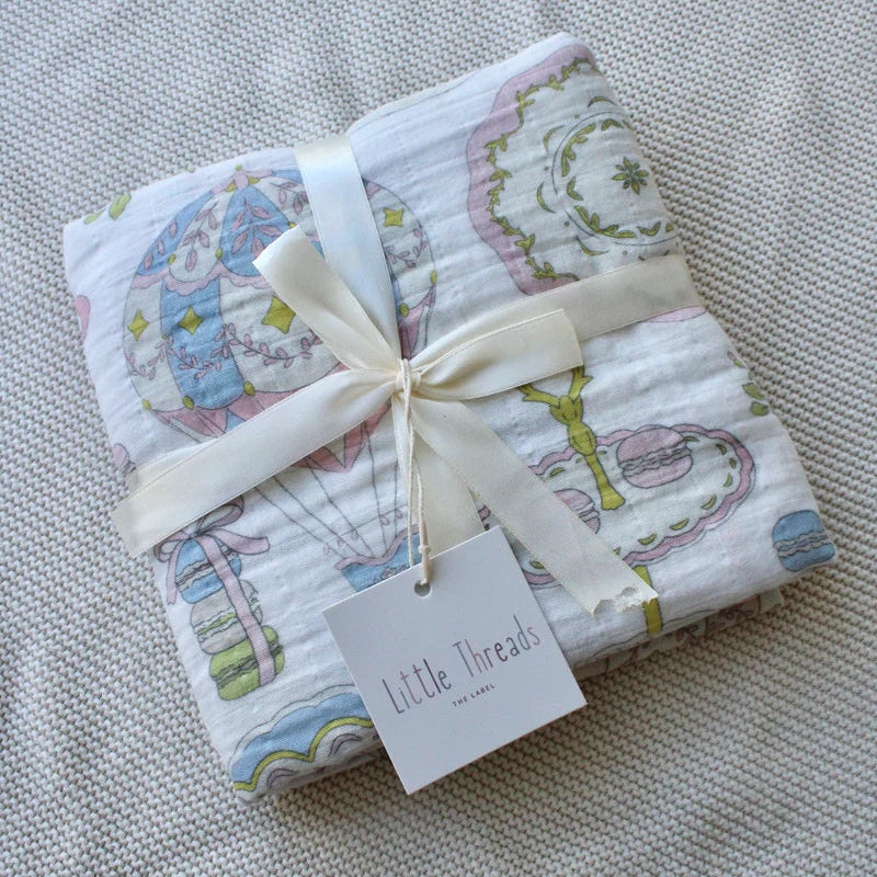Muslin Blanket - Dreamy Carousel