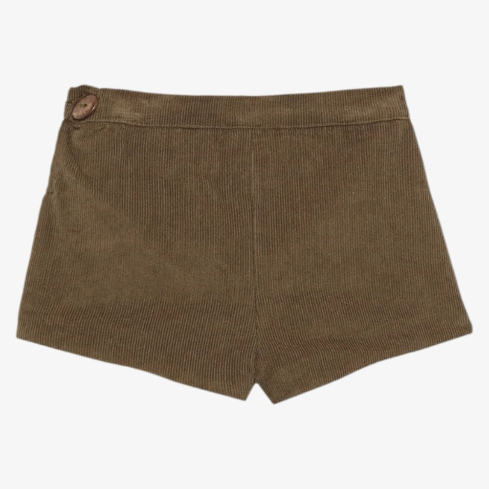 Corduroy Shorts - Khaki