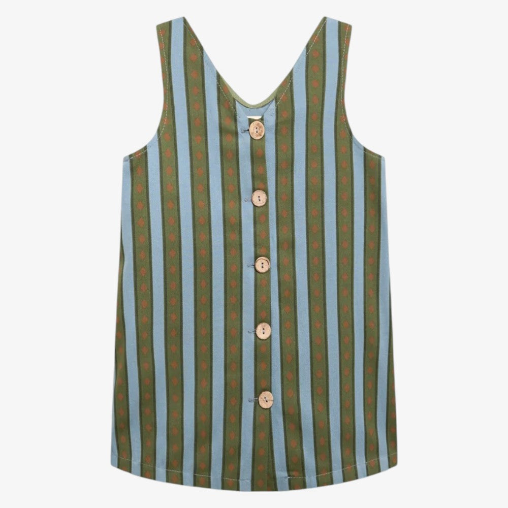 Levante Dress - GREEN &amp; BLUE