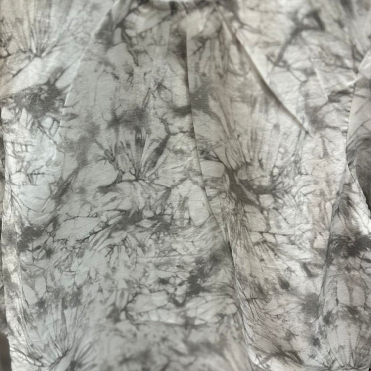 Printed Top And Skirt - Black&white