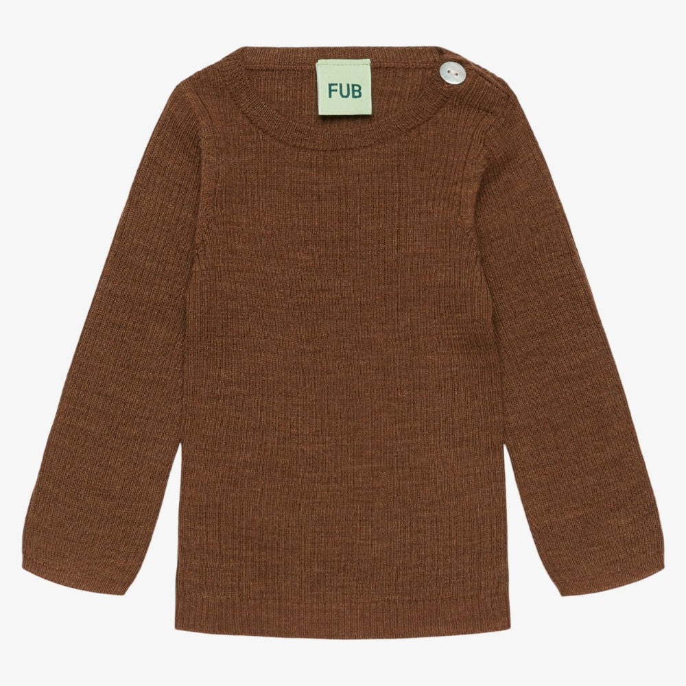 Rib Sweater - Hazel Melange