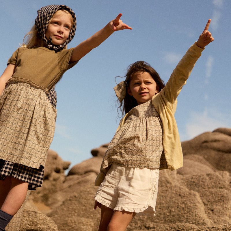 Cherry Dot Blouse - Pink