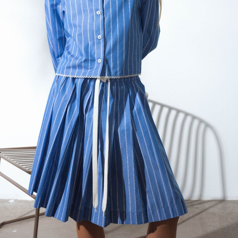Ring Skirt - Blue Stripes