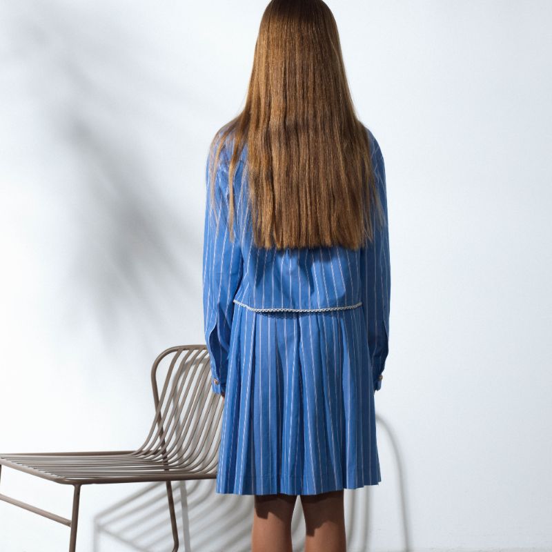 Ring Skirt - Blue Stripes