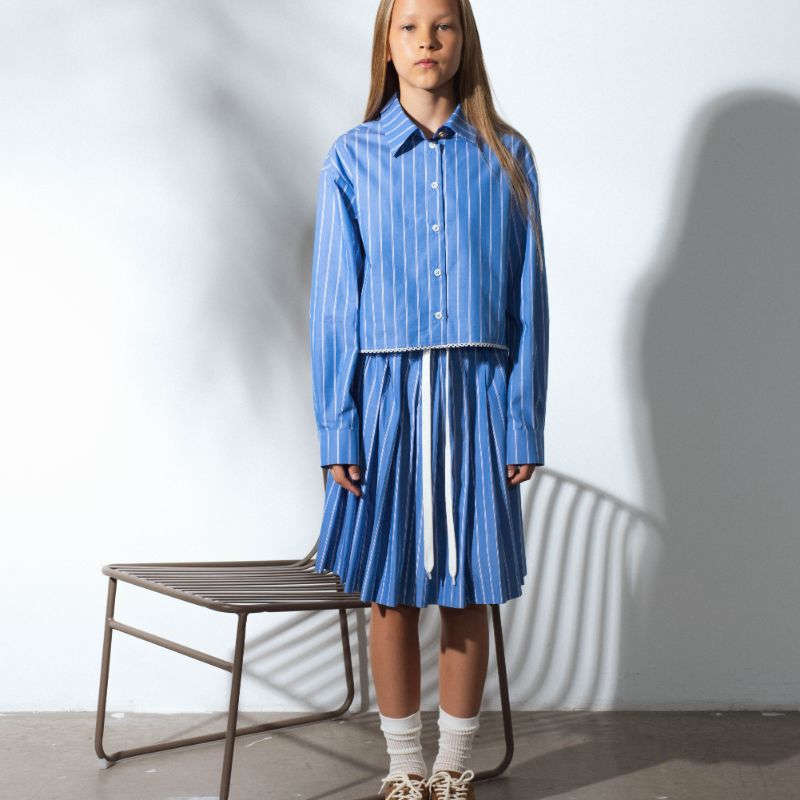 Ring Skirt - Blue Stripes
