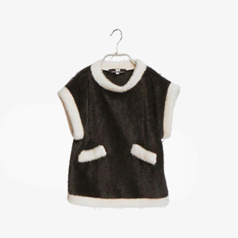 Fluffy Pack Vest - Black