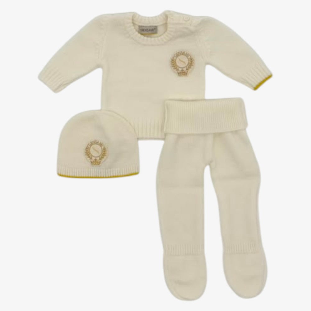 Royal Wreath 3 Piece Set - Offwhite
