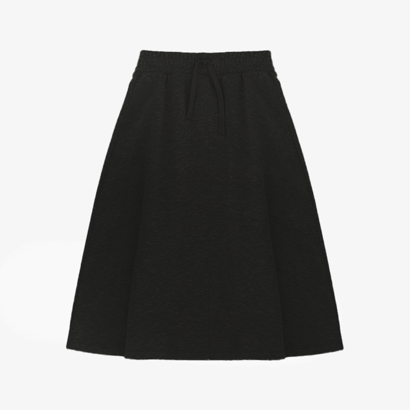 Rubber Waist Skirt - Black