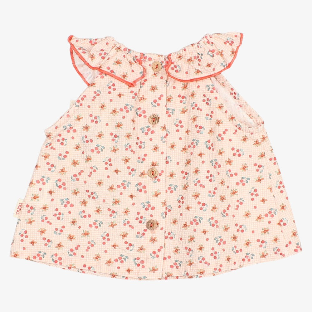 Picnic Blouse And Bloomer - Coral