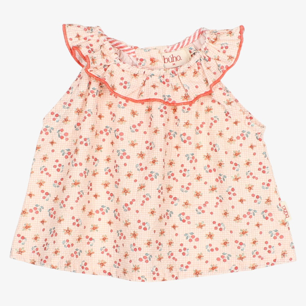 Picnic Blouse And Bloomer - Coral