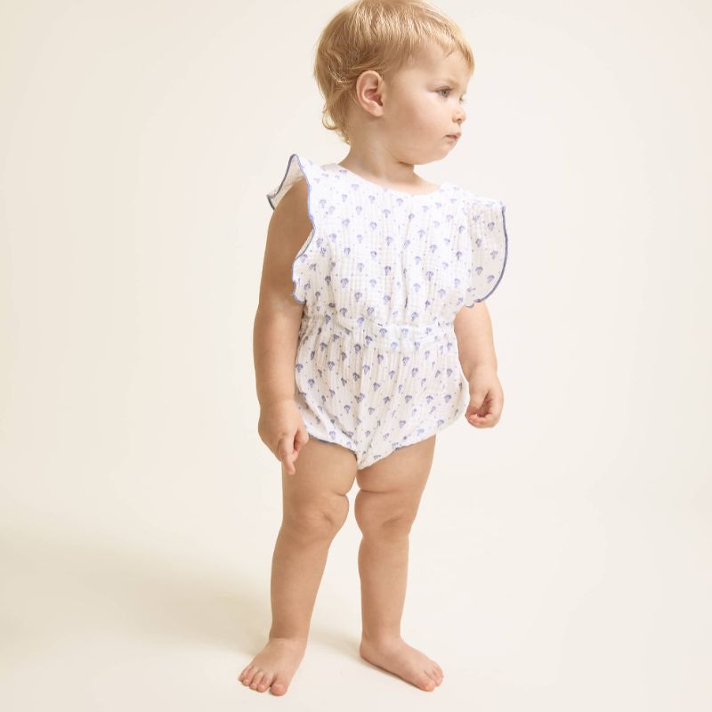 Bali Romper - Ocean Blue