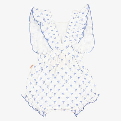 Bali Romper - Ocean Blue