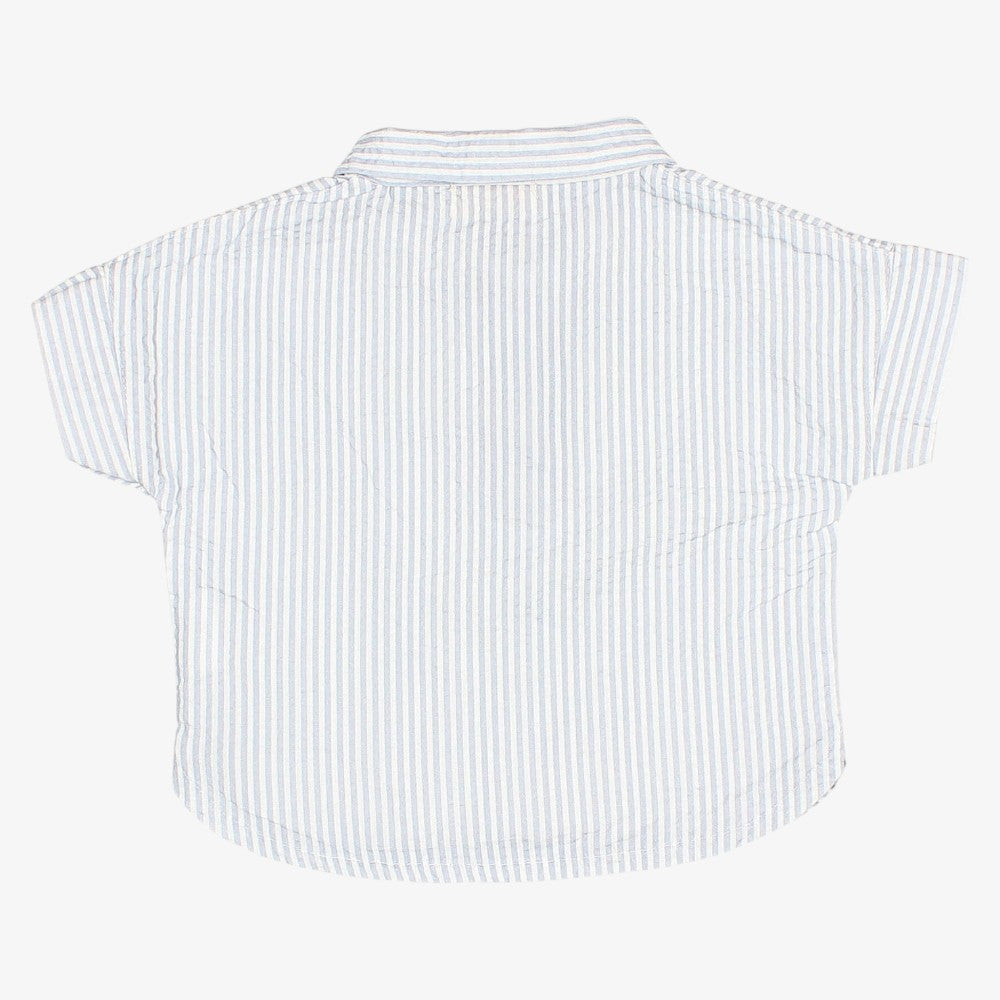 Stripe Shirt And Bloomer - Sky Blue