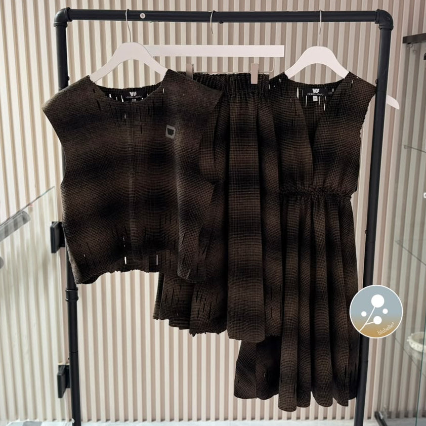 Check Mode Dress - Plaid
