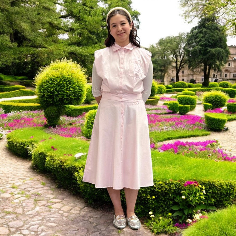 Embroidered Skirt - Peony