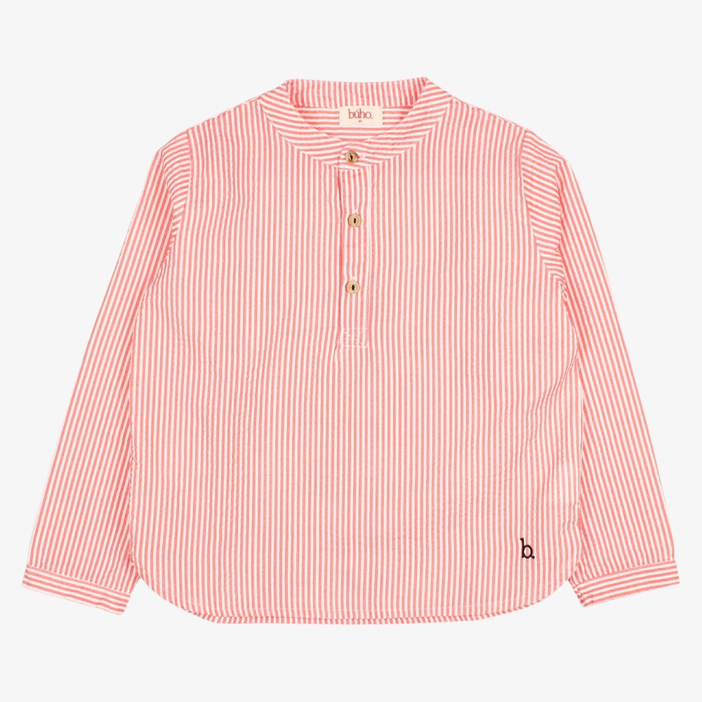 Stripe Shirt - Coral