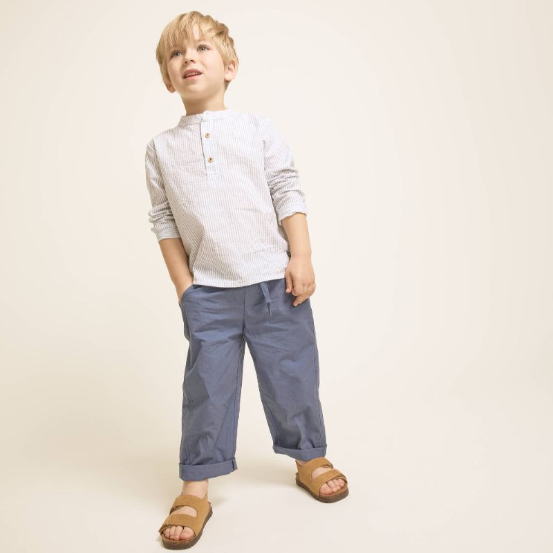 Stripe Shirt - Sky Blue