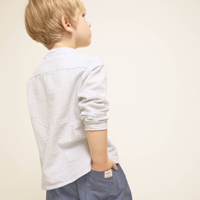 Stripe Shirt - Sky Blue