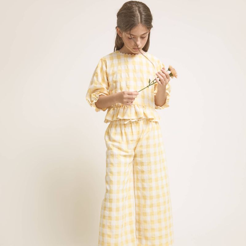 Gingham Blouse - Sun