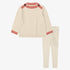 Zig Zag Sweater And Leggings - Ecru