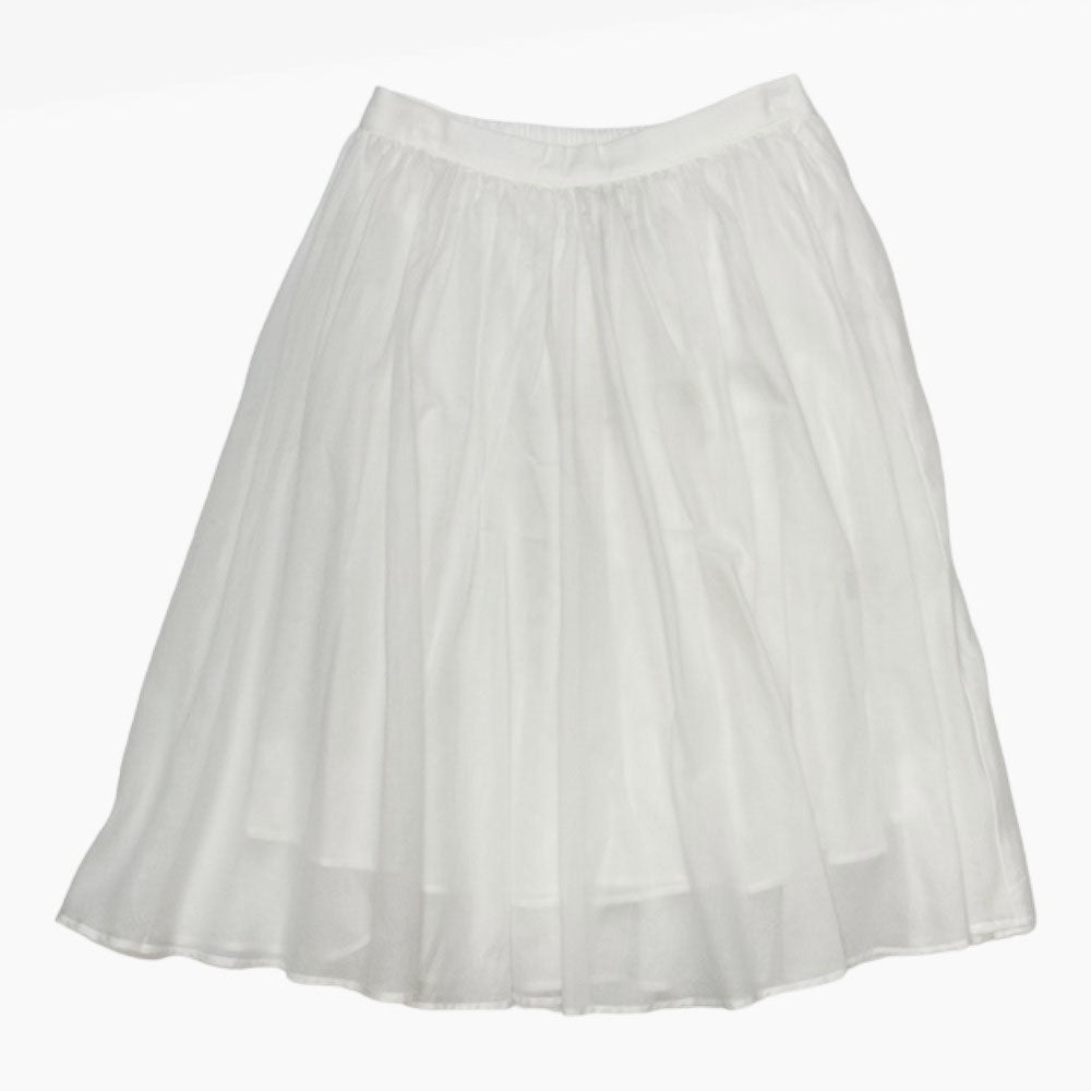 The Middle Daughter Top And Skirt - White