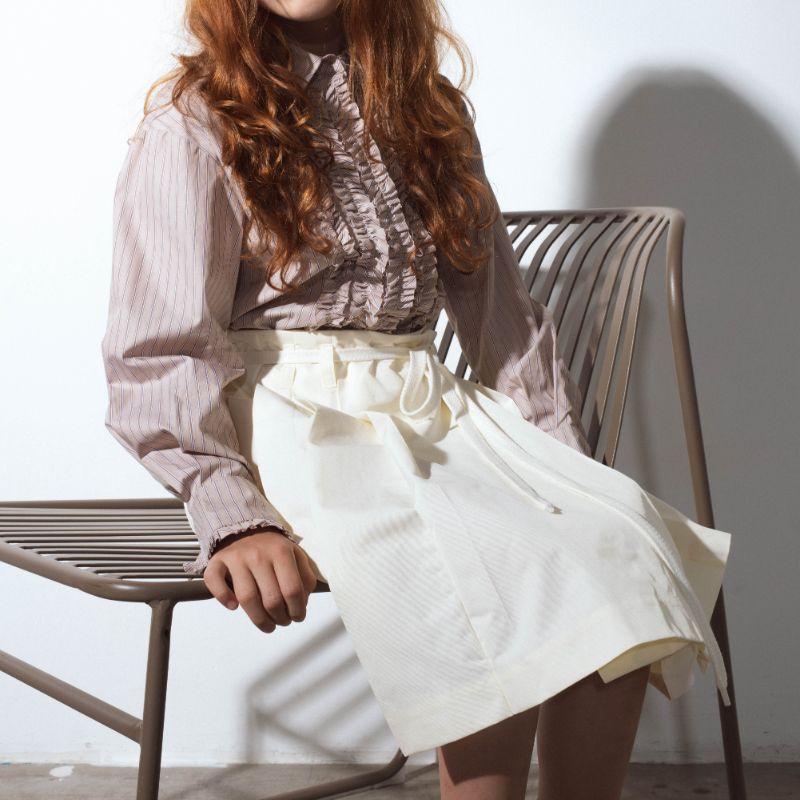 Scope Skirt - Cream