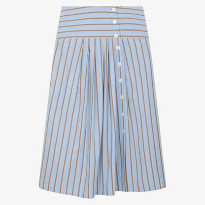 Stripe Skirt - Sky