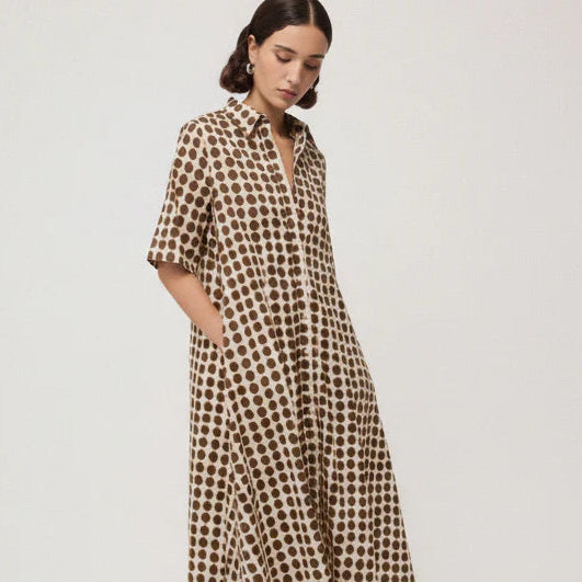 Shirt Dress - Latte