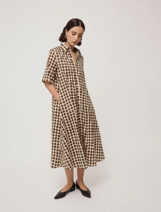 Shirt Dress - Latte