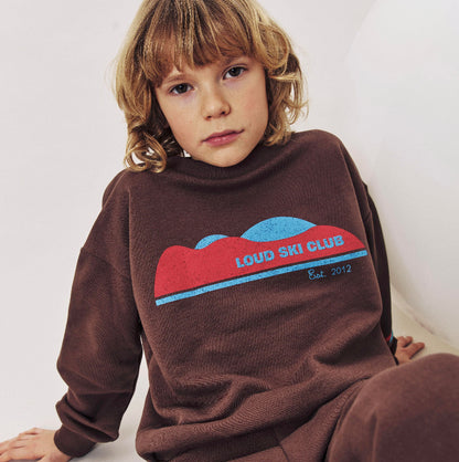 Stripe Sweatshirt - Fudge