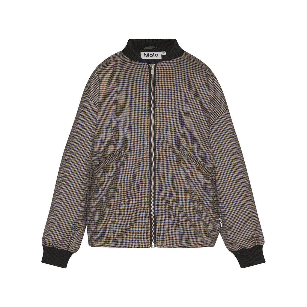 Molo Hanne Jacket - Sand Blue Check