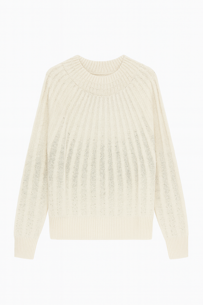 Cable Knit Sweater - Latte