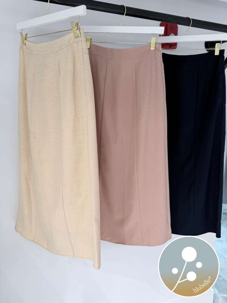 Waistband Woven Skirt - Blush