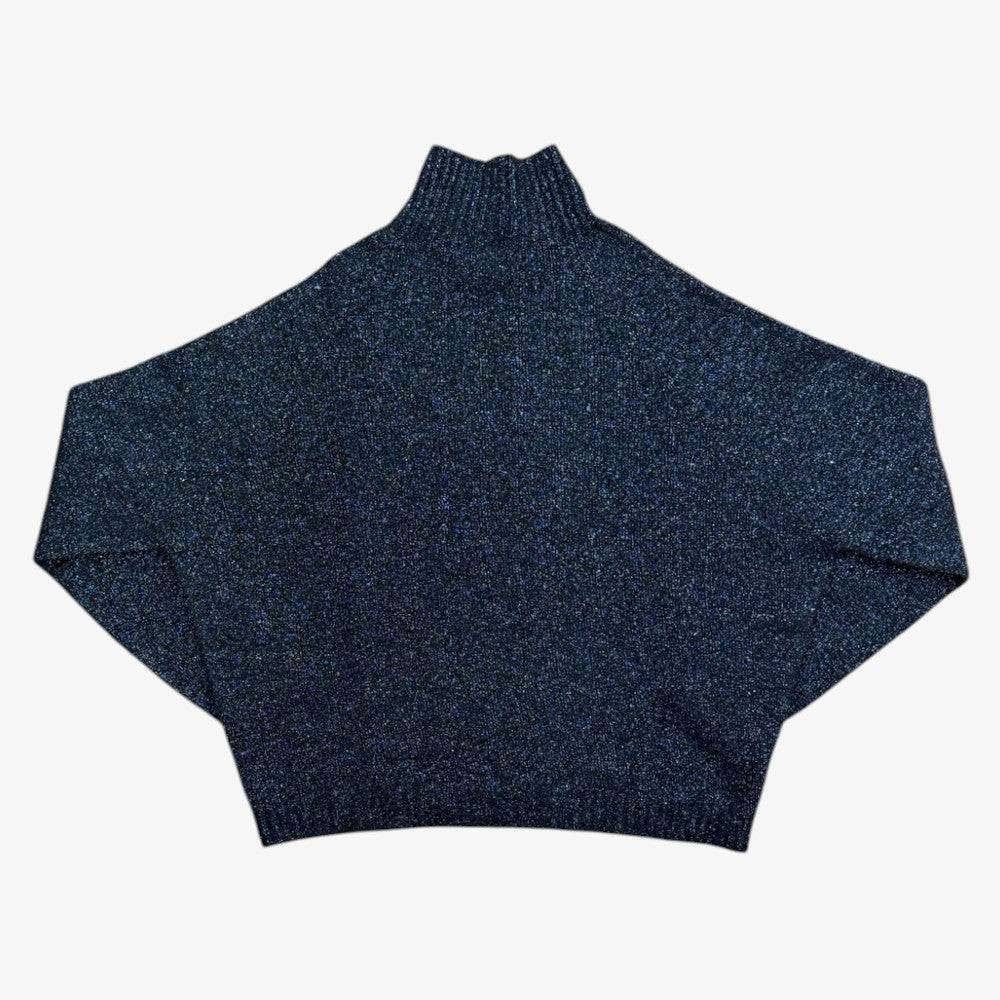 Sparkle Turtleneck - Black