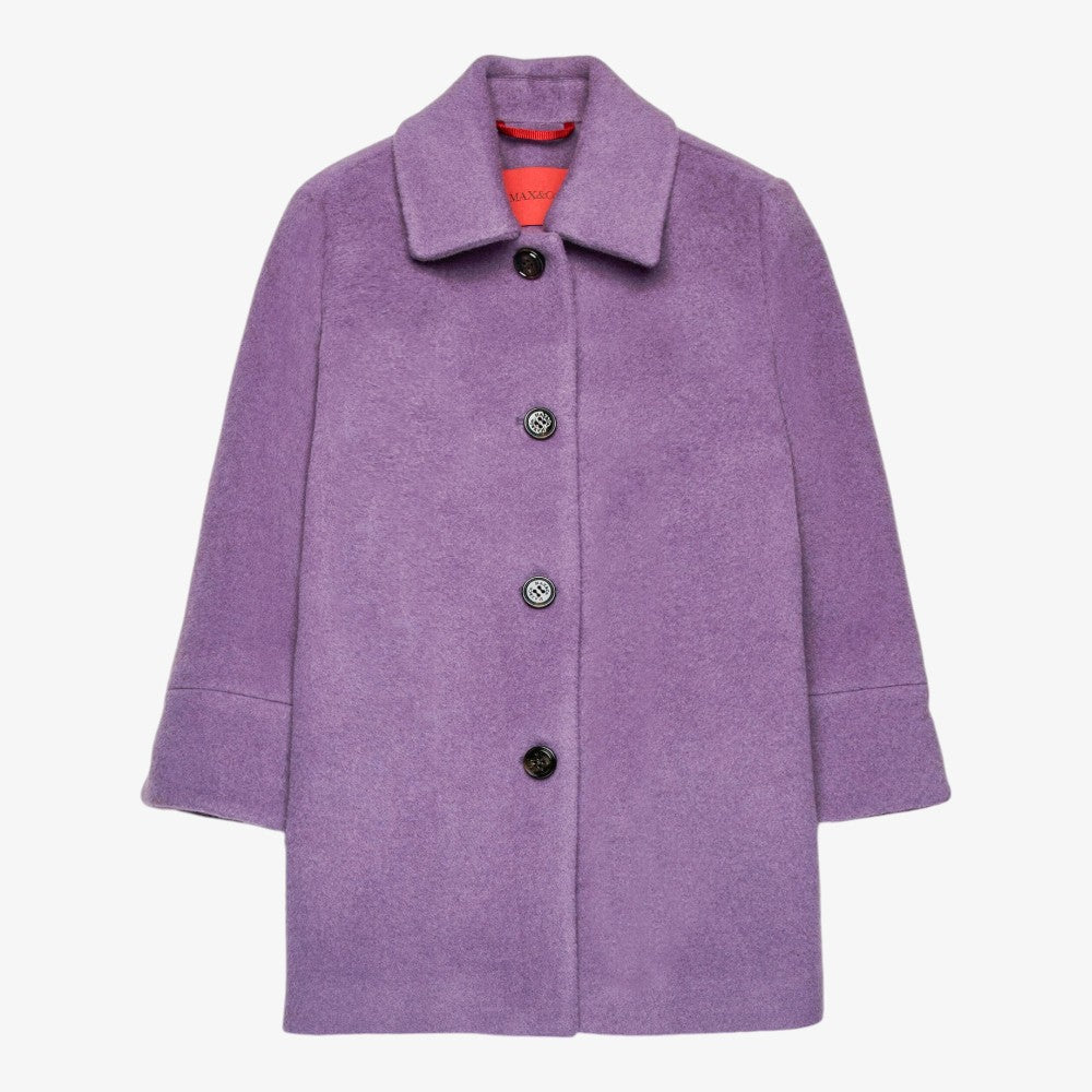 Woven Coat - Grapeade