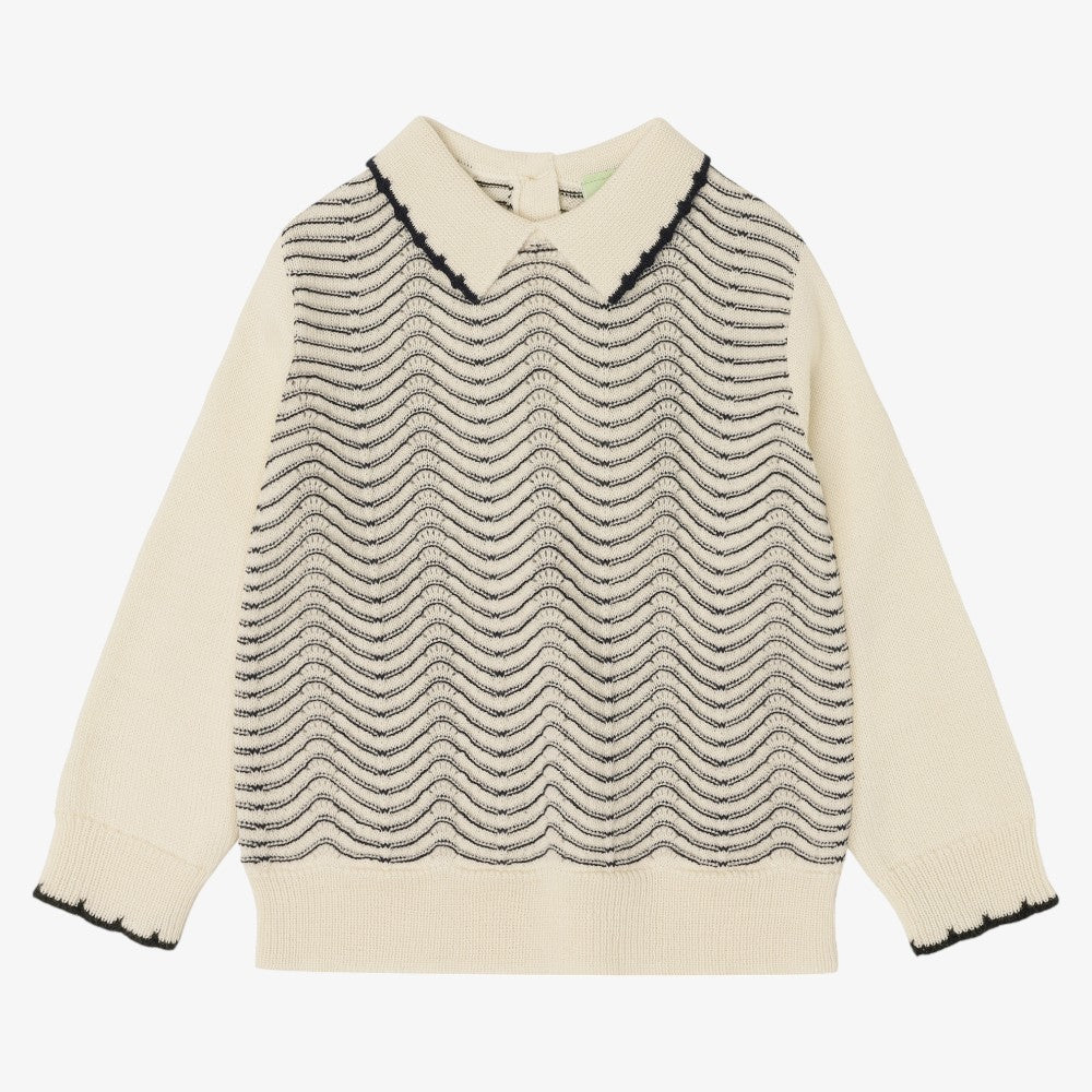 Pointelle Sweater - Ecru