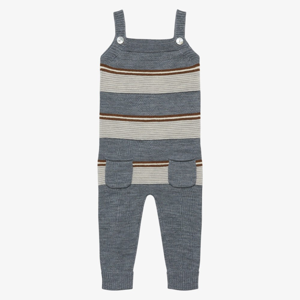 Ottoman Overalls - Steel &amp; Lt Grey