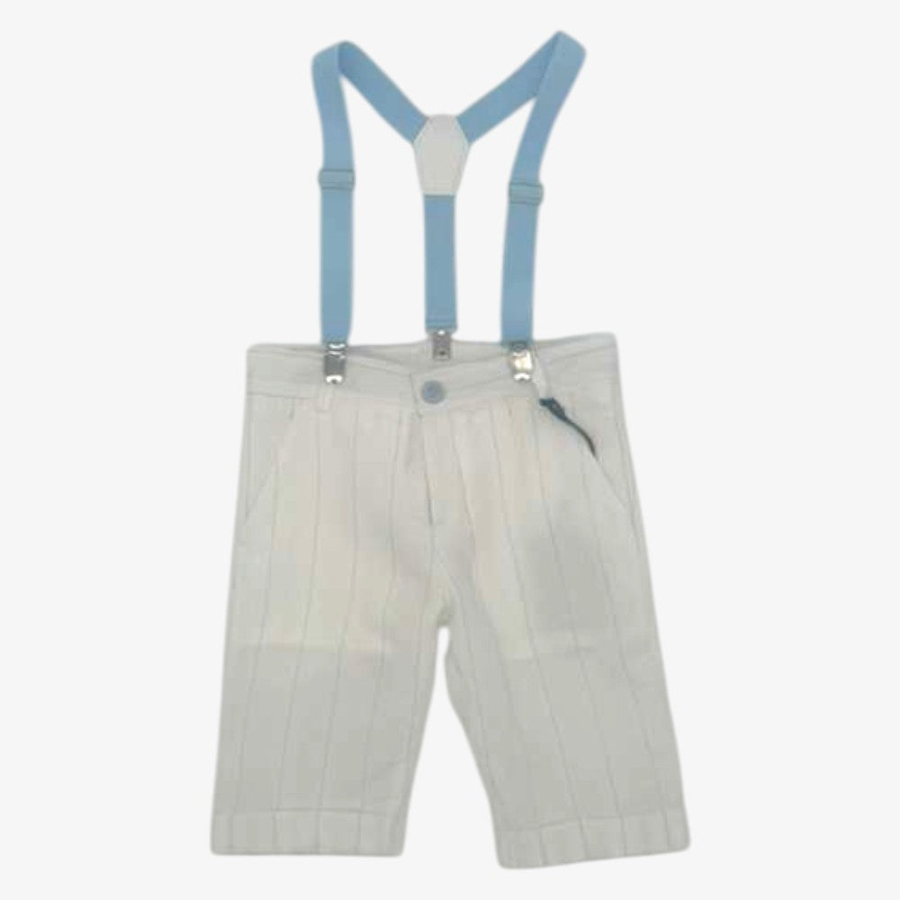 Stripe Shorts - White&amp;sky