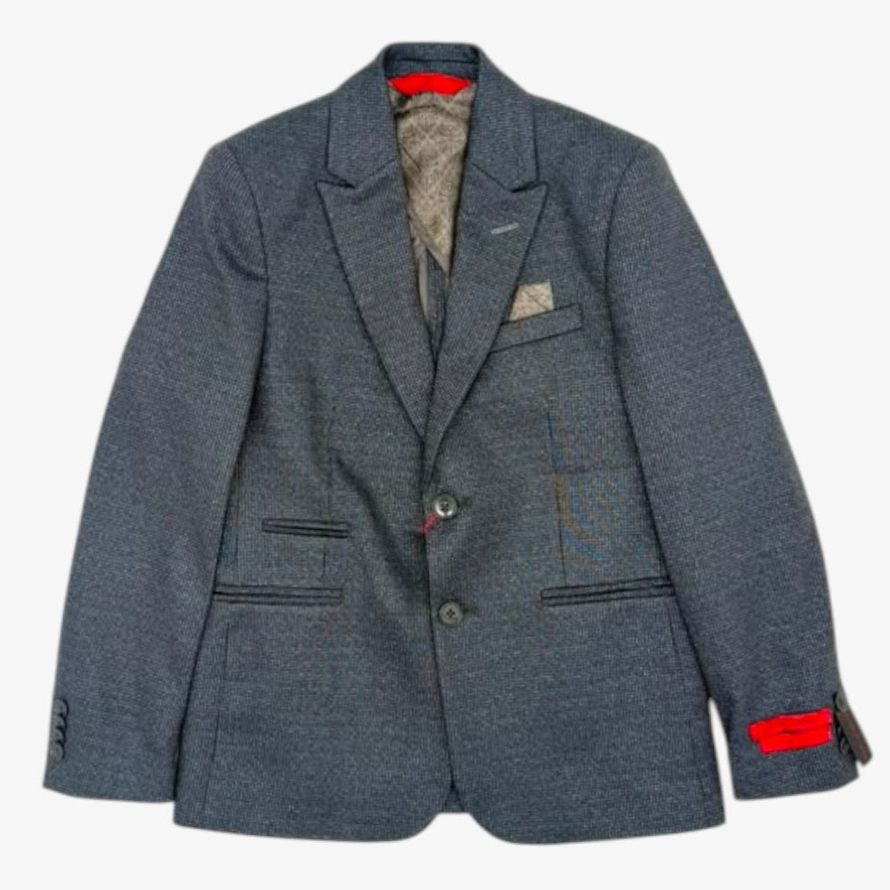 Houndstooth Husky Suit - Black