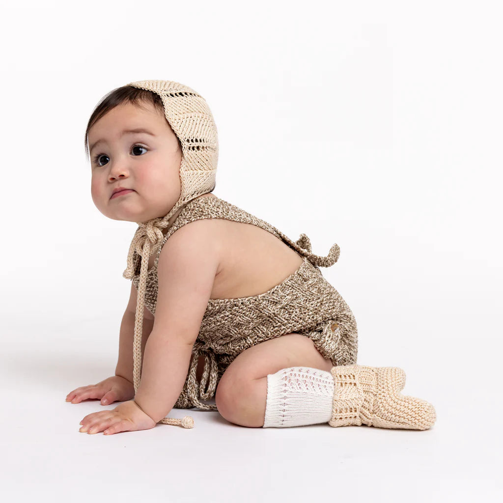 Heirloom Booties - Linen