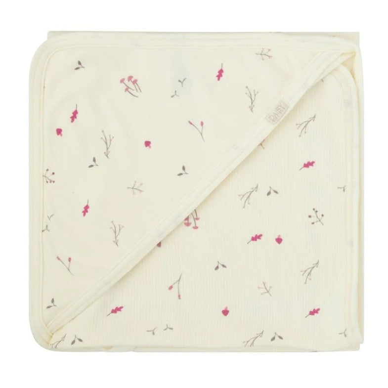 Ribbed Woodland Blanket - Blush