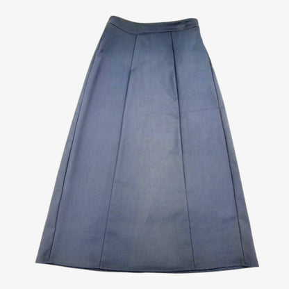 Waistband Woven Skirt - Navy