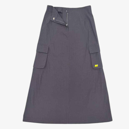 Cargo High Skirt - Deep Slate