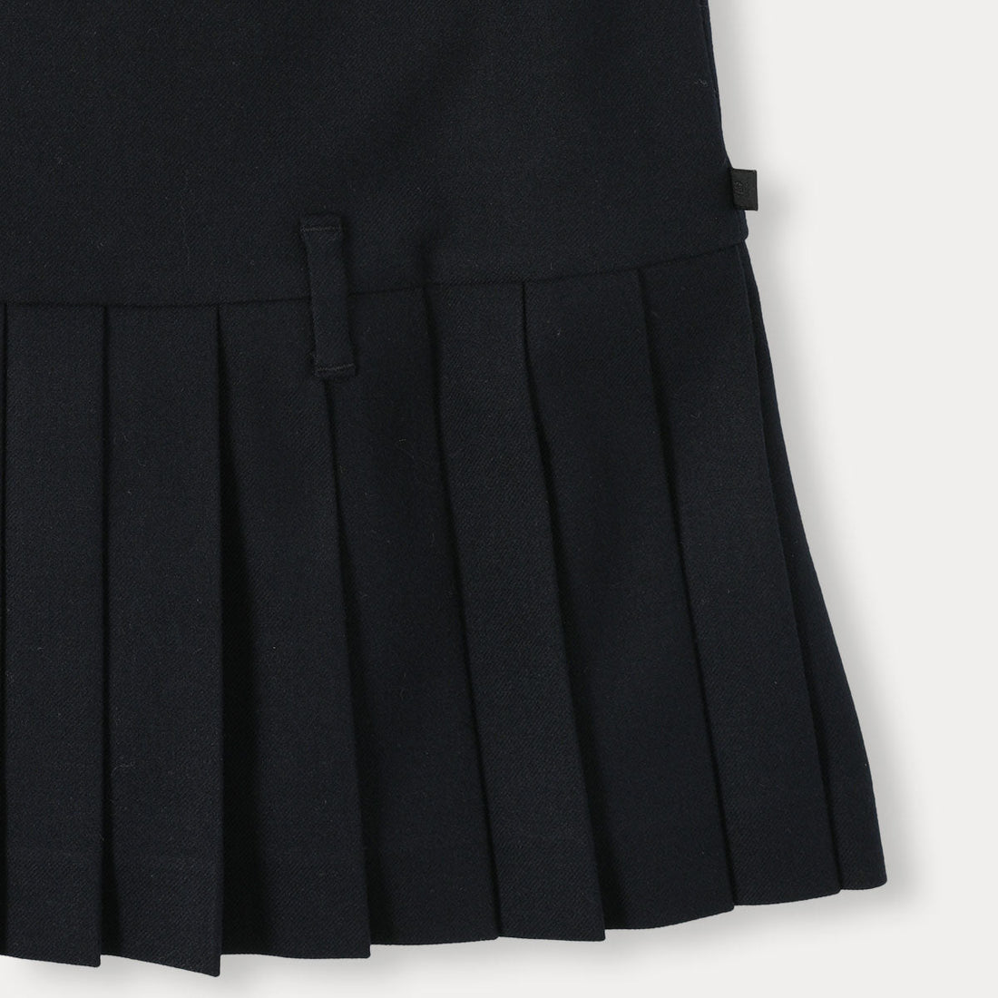 Marine Pleats Dress - Navy