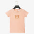 Logo Piped Trim T-Shirt - Peach Pearl