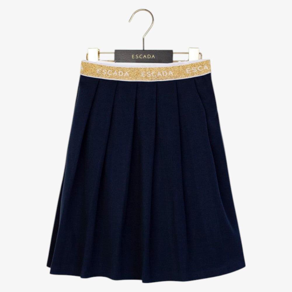 Logo Elastic Skirt - Navy