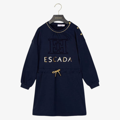 Logo Dress - Navy