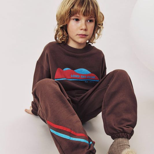 Stripe Sweatshirt - Fudge