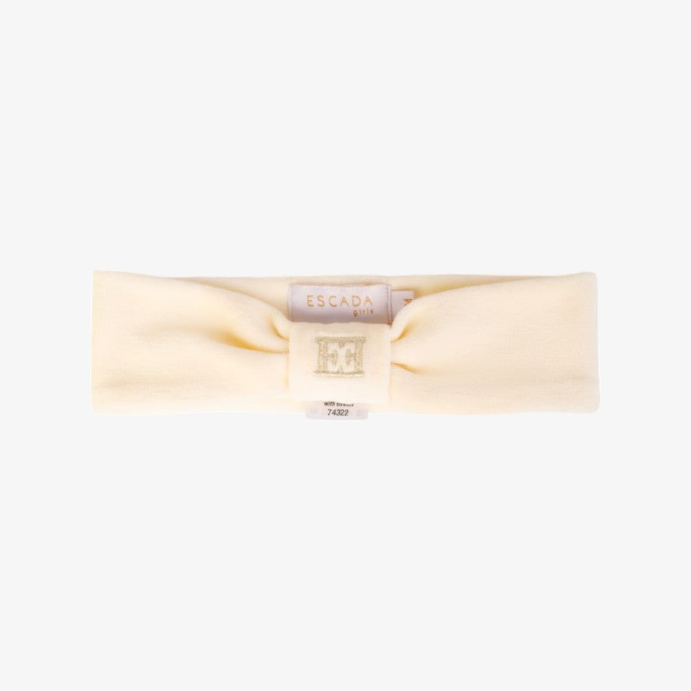 Logo Headband - Antique White