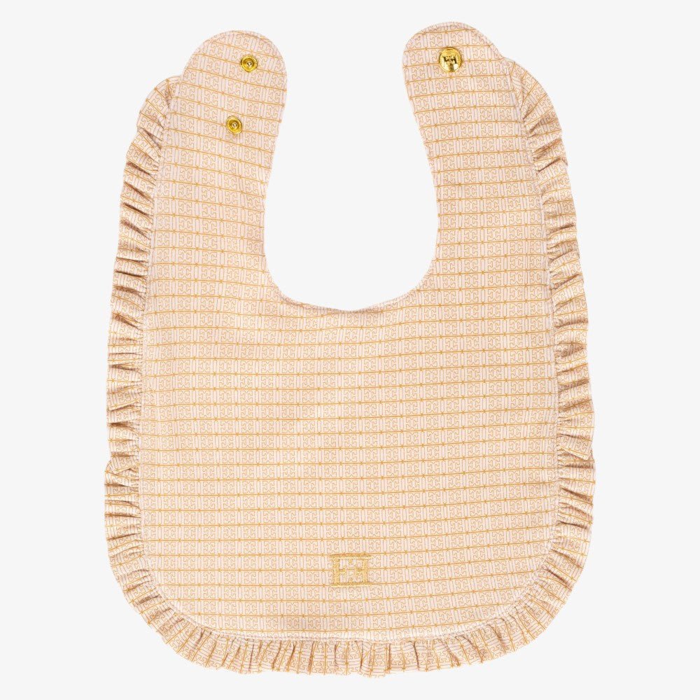 Ruffle Bib - Rosewater